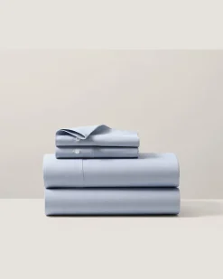 Oxford-Bettwäsche Blue