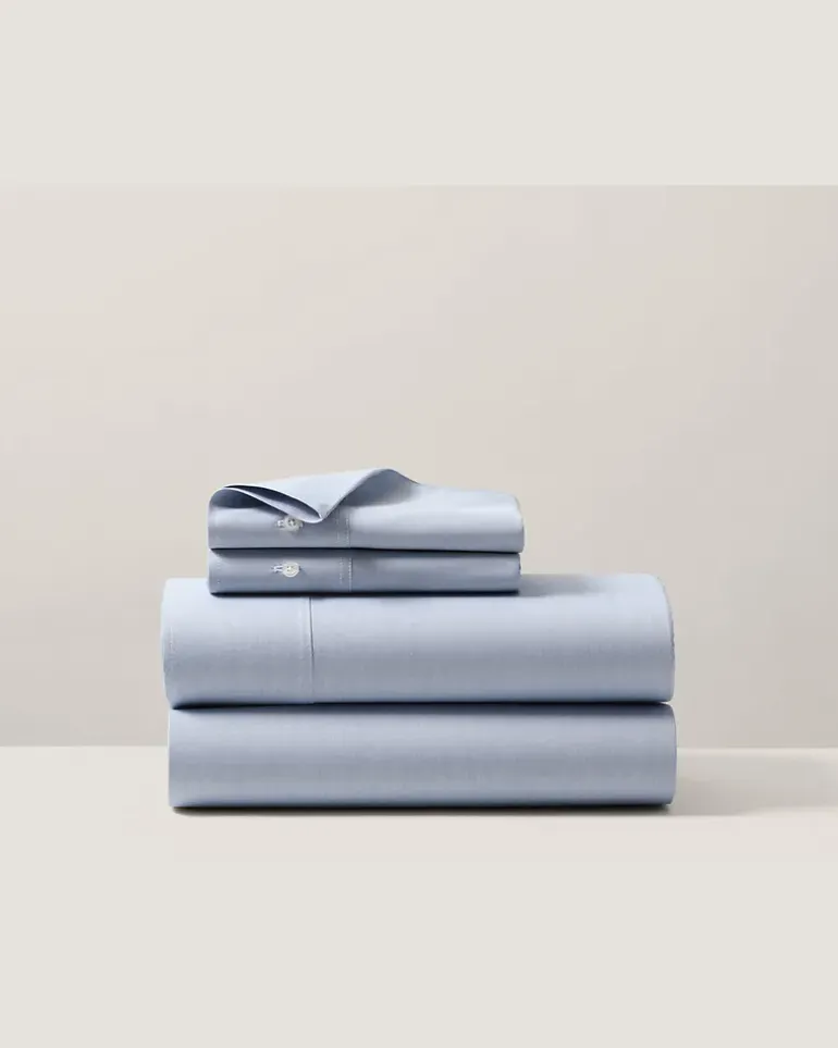 Oxford-Bettwäsche Blue