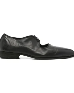 Oxford-Schuhe aus Leder - Schwarz