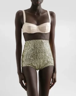 Pailletten-panty - Frau Unterwäsche Gold