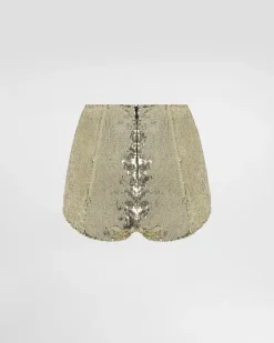 Pailletten-panty - Frau Unterwäsche Gold