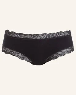 Panty Cotton Lace schwarz