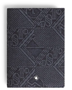 Passetui aus 4810 Denim - Blau - Stoff und Leder - MB221480 - Passetuis