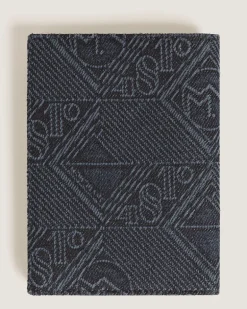 Passetui aus 4810 Denim - Blau - Stoff und Leder - MB221480 - Passetuis
