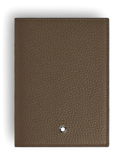 Passetui aus Grain Leder - Haselnussbraun - Leder - MB220224 - Passetuis