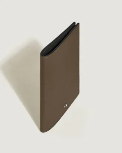 Passetui aus Grain Leder - Haselnussbraun - Leder - MB220224 - Passetuis