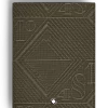 Passetui aus 4810 Jacquard - Khaki - Stoff und Leder - MB220265 - Passetuis