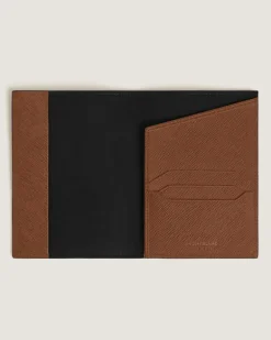 Passetui aus Sartorial Leder - Rehbraun - Leder - MB220394 - Passetuis