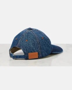 Paula Ibiza Baseballcap aus Denim Blau