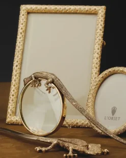 Pavé-Rahmen (25cm x 20cm) - Gold