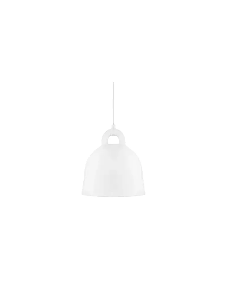 Pendelleuchte Bell - Weiß - Aluminium - Designer Jacob Rudbeck