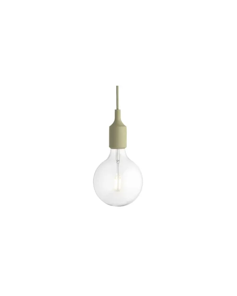 Pendelleuchte E27 - Beige - Silikon - Designer Mattias Stahlbom