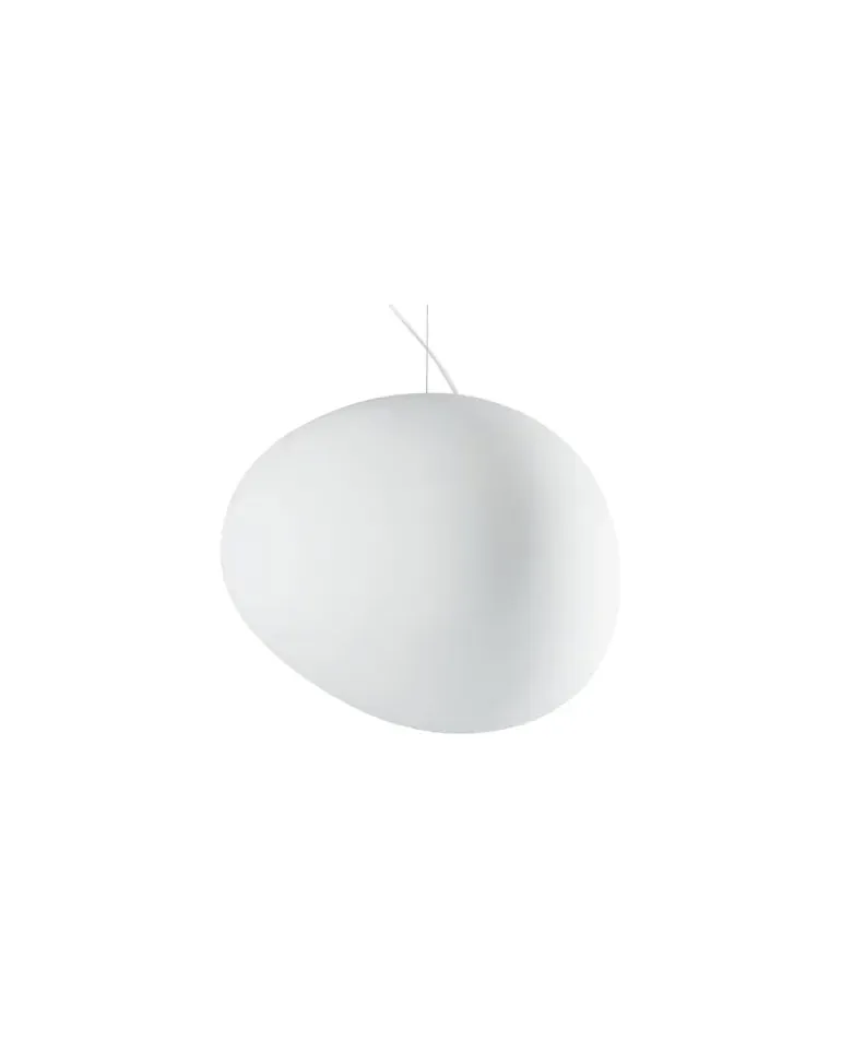 Pendelleuchte Gregg - Weiß - geblasenes Glas - Designer Ludovica & Roberto Palomba