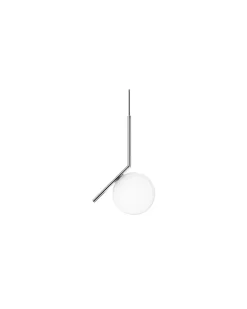 Pendelleuchte IC - Silber - verchromter Stahl - Designer Michael Anastassiades