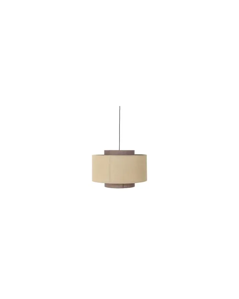 Pendelleuchte Janica - Beige - Eisen