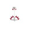 Pendelleuchte lampe - Rot - emailliertes Porzellan - Designer Matteo Thun