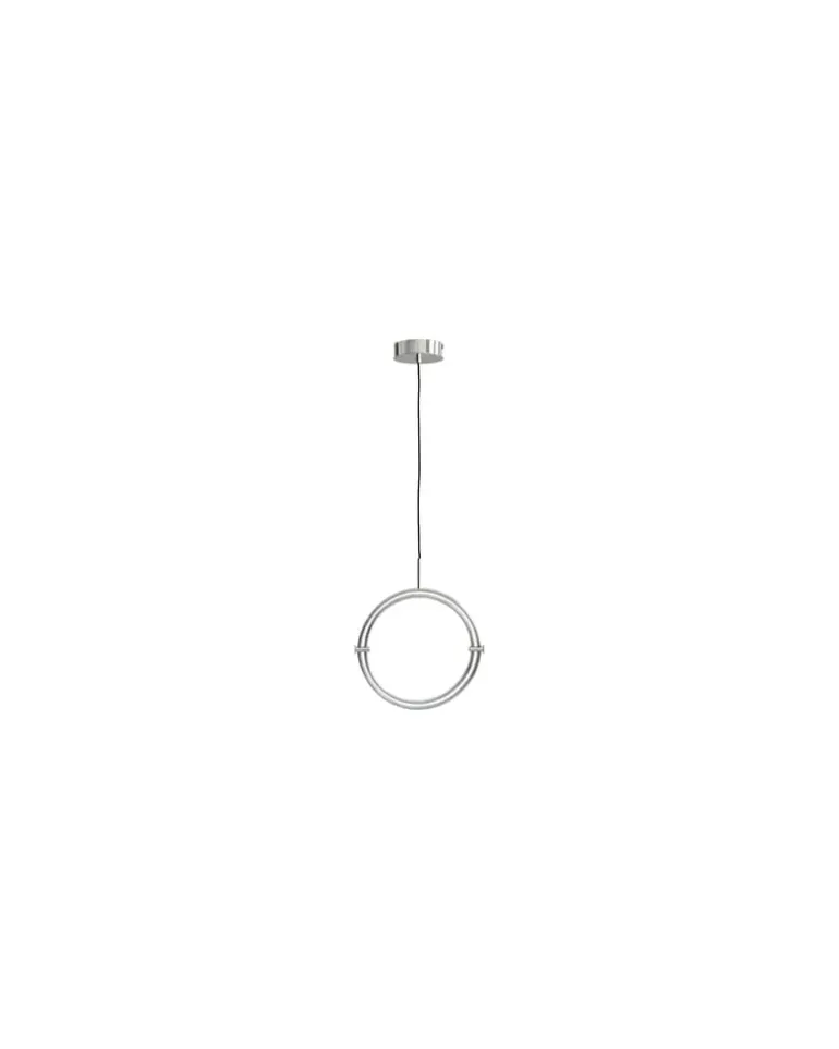 Pendelleuchte Maru - Silber - Polyacryl - Designer Tommy Hyldahl