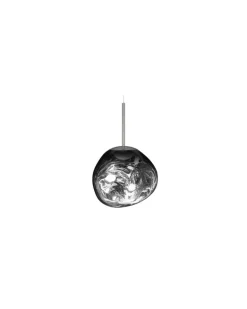 Pendelleuchte Melt - Silber - Polykarbonat - Designer Tom Dixon