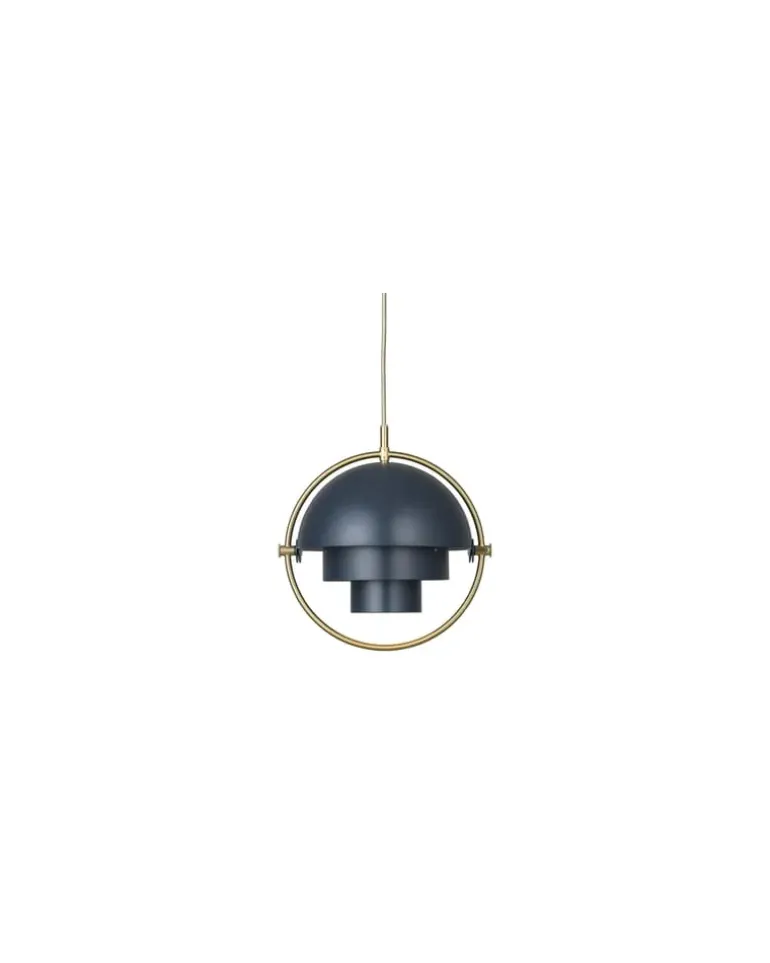 Pendelleuchte Multi-Lite - Blau - Metall - Designer Louis Weisdorf