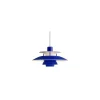 Pendelleuchte PH - Blau - lackiertes Aluminium - Designer Poul Henningsen