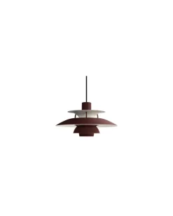 Pendelleuchte PH - Rot - lackiertes Aluminium - Designer Poul Henningsen