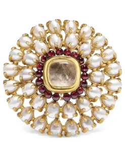 Perles Baroques Brosche - Gold