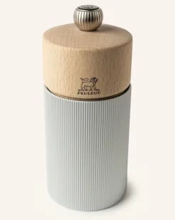 Pfeffermühle Line beige Silber