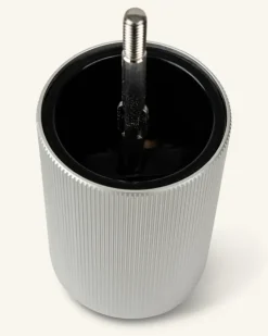 Pfeffermühle Line beige Silber
