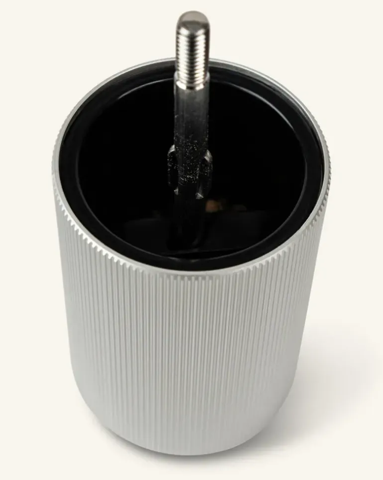 Pfeffermühle Line beige Silber