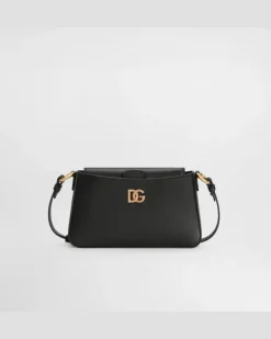 Phone Bag Aus Kalbsleder - Frau Collection Schwarz Leder