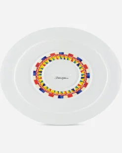 Piatto Da Port.ov.45 - Servierplatten Mehrfarbig