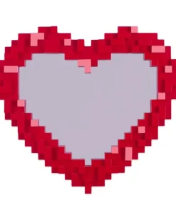 Pixel Wandspiegel - Rot