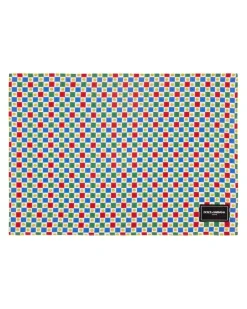 Platzset und Serviette mit Carretto-Print - Rot