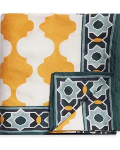 Plaza Tischdecke aus Leinen (180cm x 350cm) - Gelb