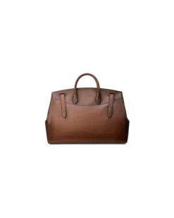 Polierte Kalbsleder-Reisetasche Cooper Brown
