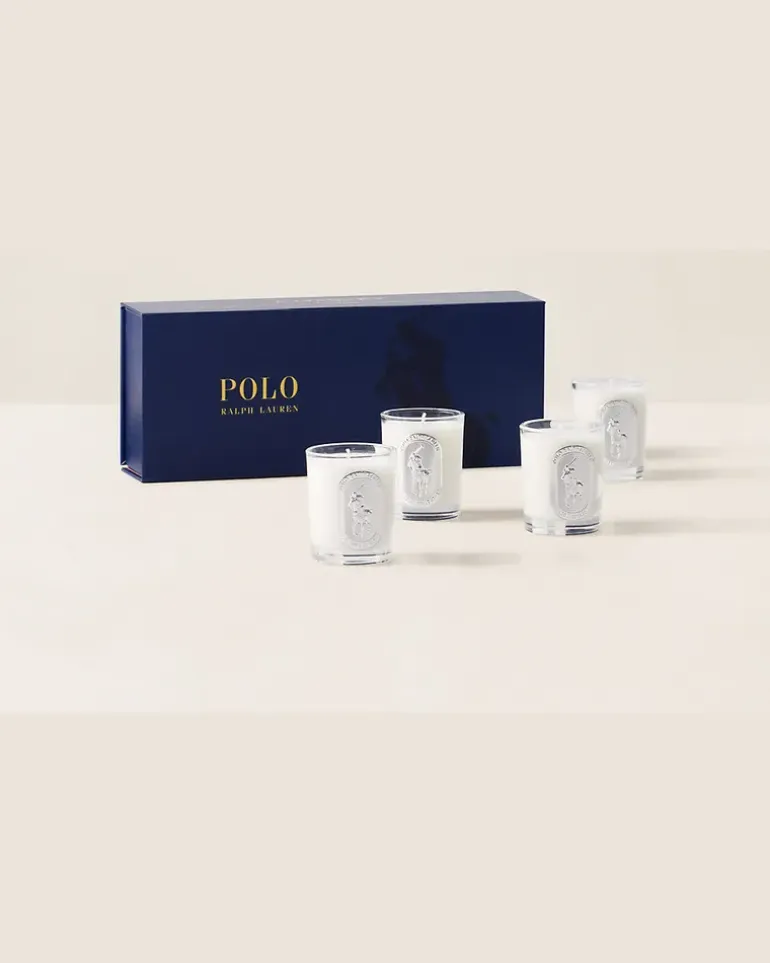 Polo-Kerzen im Geschenkset Purple