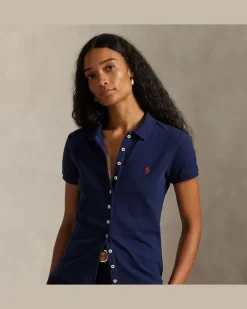 Poloshirt mit Knopfleiste Blue