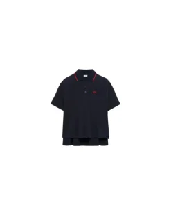 Poloshirt mit Logo aus Baumwolle Navy
