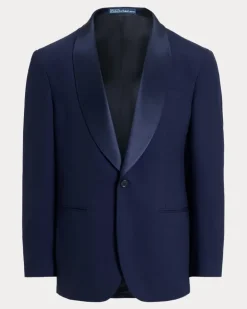 Polo-Smokingjacke aus Barathea Blue