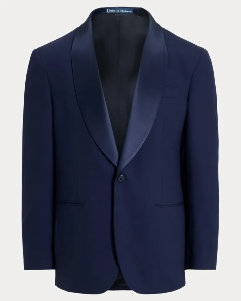 Polo-Smokingjacke aus Barathea Blue