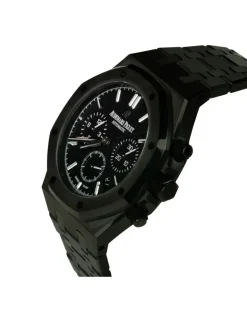 Pre-owned personalisierter Royal Oak Chronograph 39mm - Schwarz