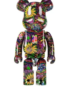 Psychedelic Paisley BE@RBRICK 1000% Figur - Schwarz