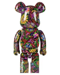 Psychedelic Paisley BE@RBRICK 1000% Figur - Schwarz