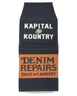 Pulp Handyhülle aus Denim - Blau