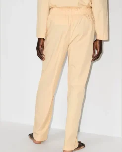 Pyjama-Hose aus Popeline - Nude