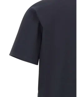 Pyjama mit Monogramm-Print - Blau