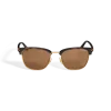 Quadratische Sonnenbrille mit goldfarbener Metallfassung - MB136922 - Sonnenbrillen