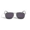 Quadratische Sonnenbrille mit silberfarbenem Titanrahmen - - Titan - MB135562 - Sonnenbrillen