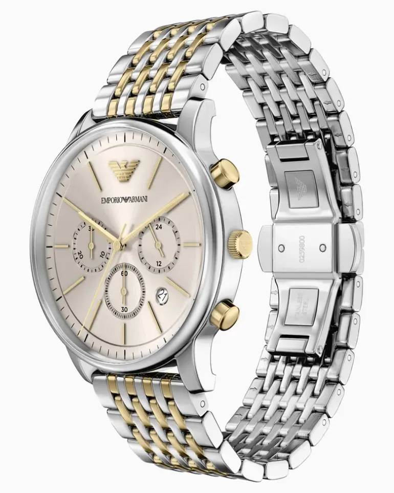 Quarz-Chronograph-Uhr Mehrfarbig