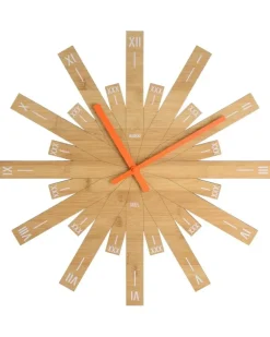 Raggiante Wanduhr - Braun